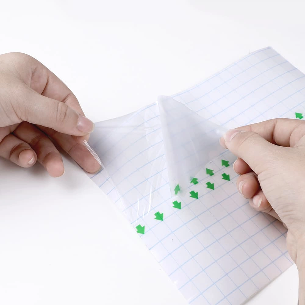 protective film a see-through sticky layer