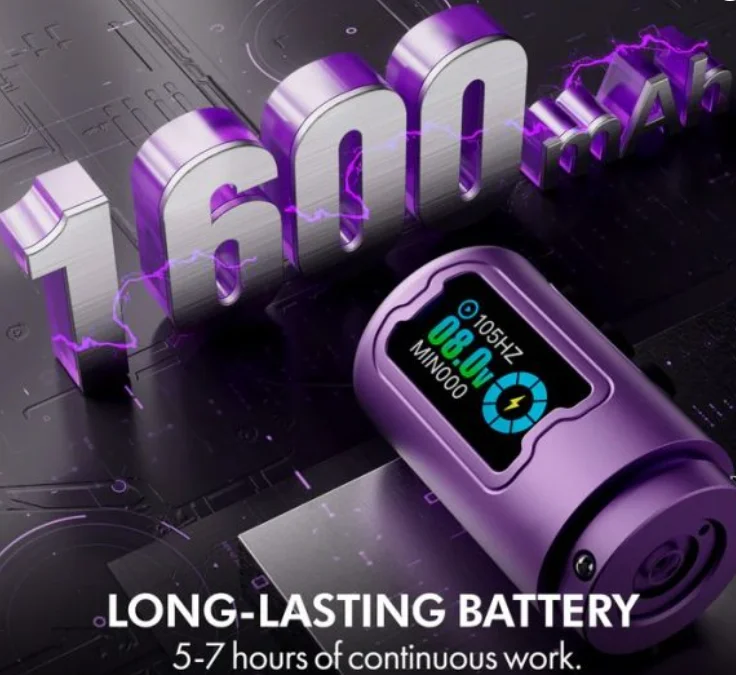 Direct Drive Wireless Purple Tattoo Machine