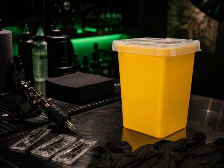 Why Tattoo Artists Need a Sharps Container Near the Workstation
