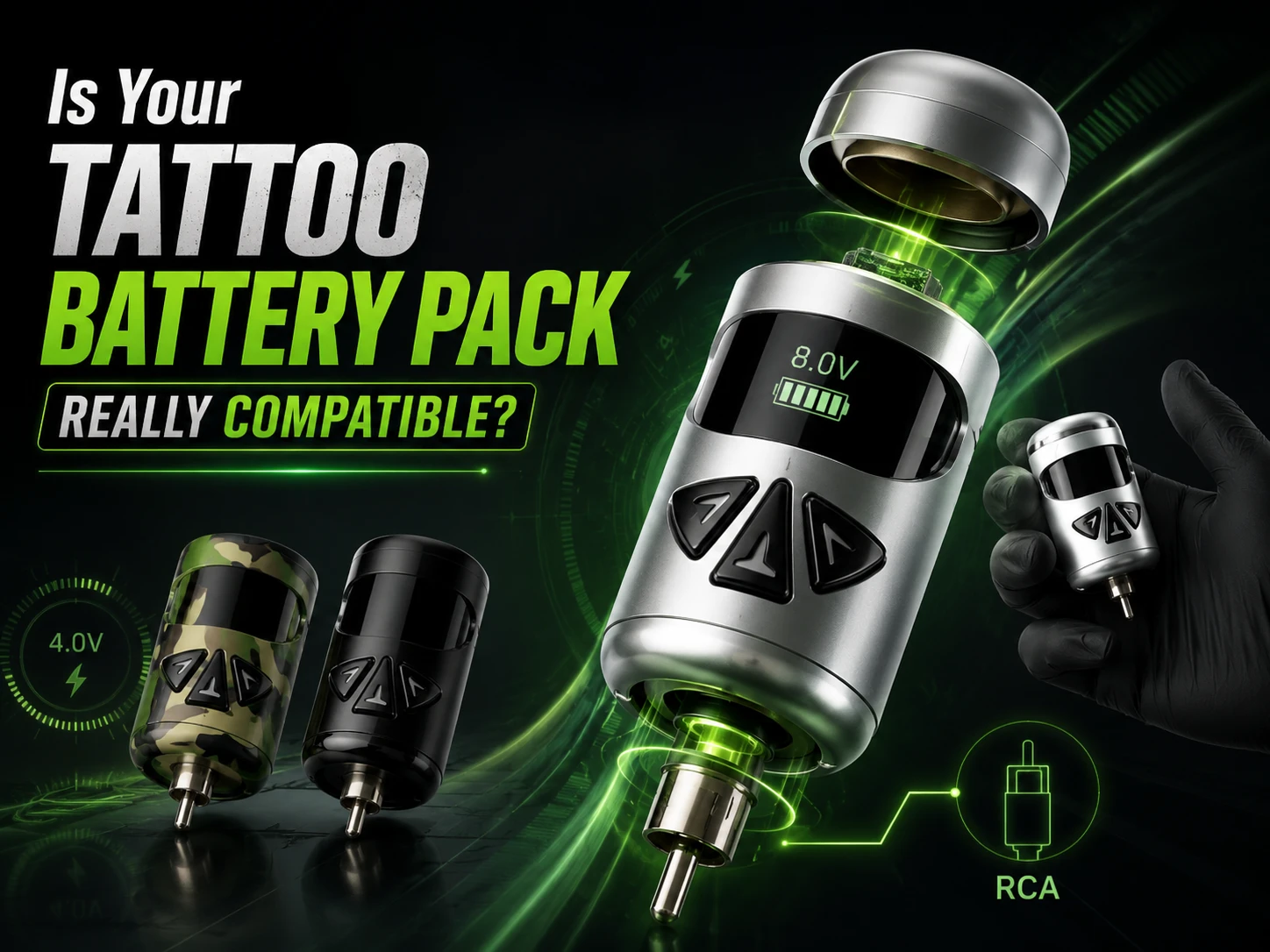 Is Your Tattoo Battery Pack Really Compatible