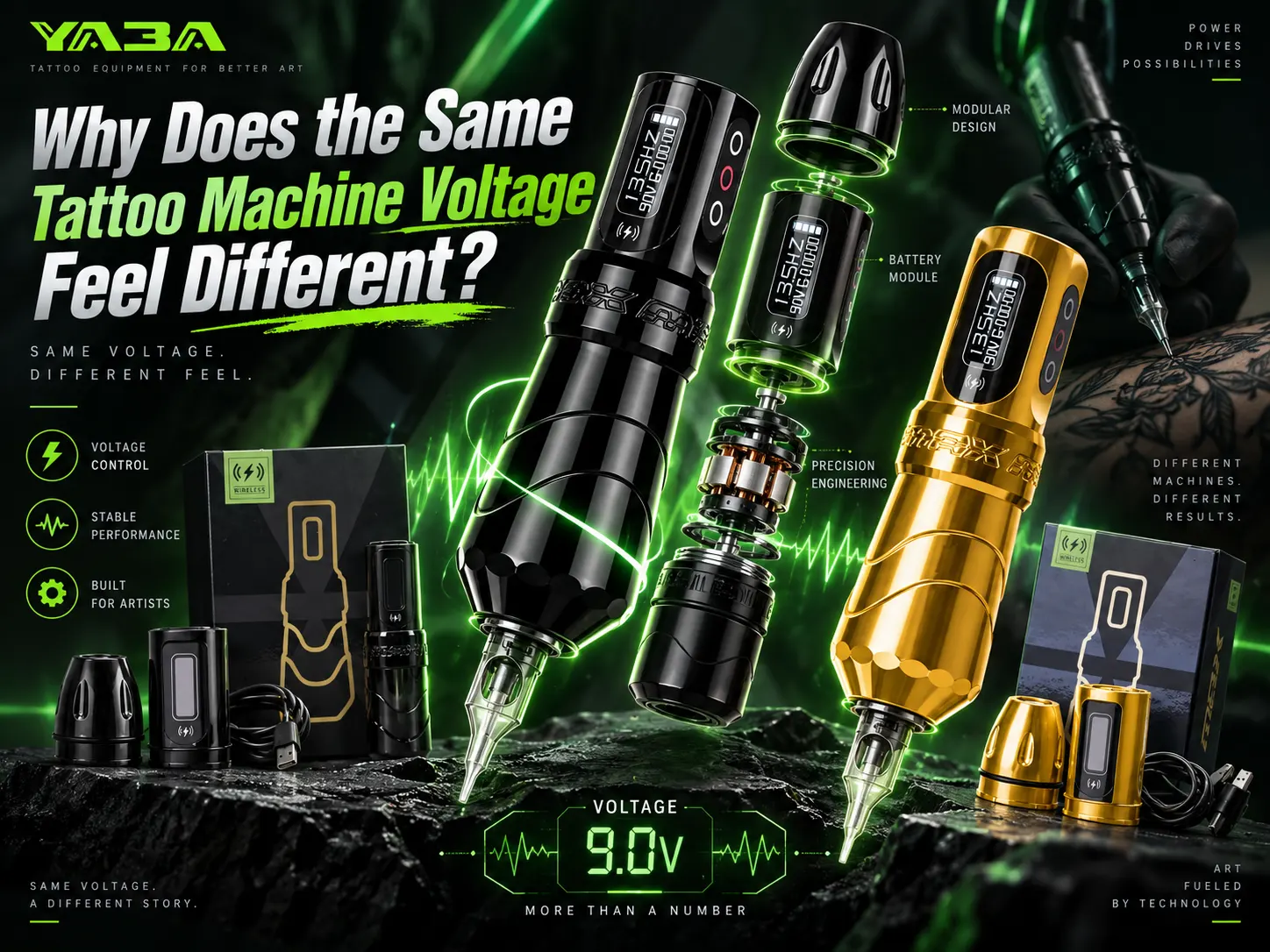 Why Does the Same Tattoo Machine Voltage Feel Different
