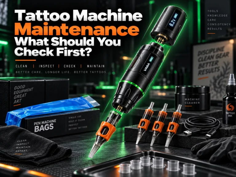 Tattoo Machine Maintenance: What Should You Check First