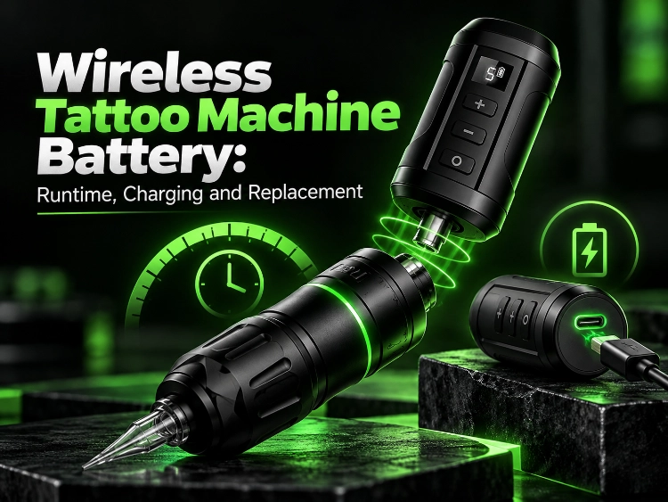 Wireless Tattoo Machine Battery_ Runtime, Charging and Replacement